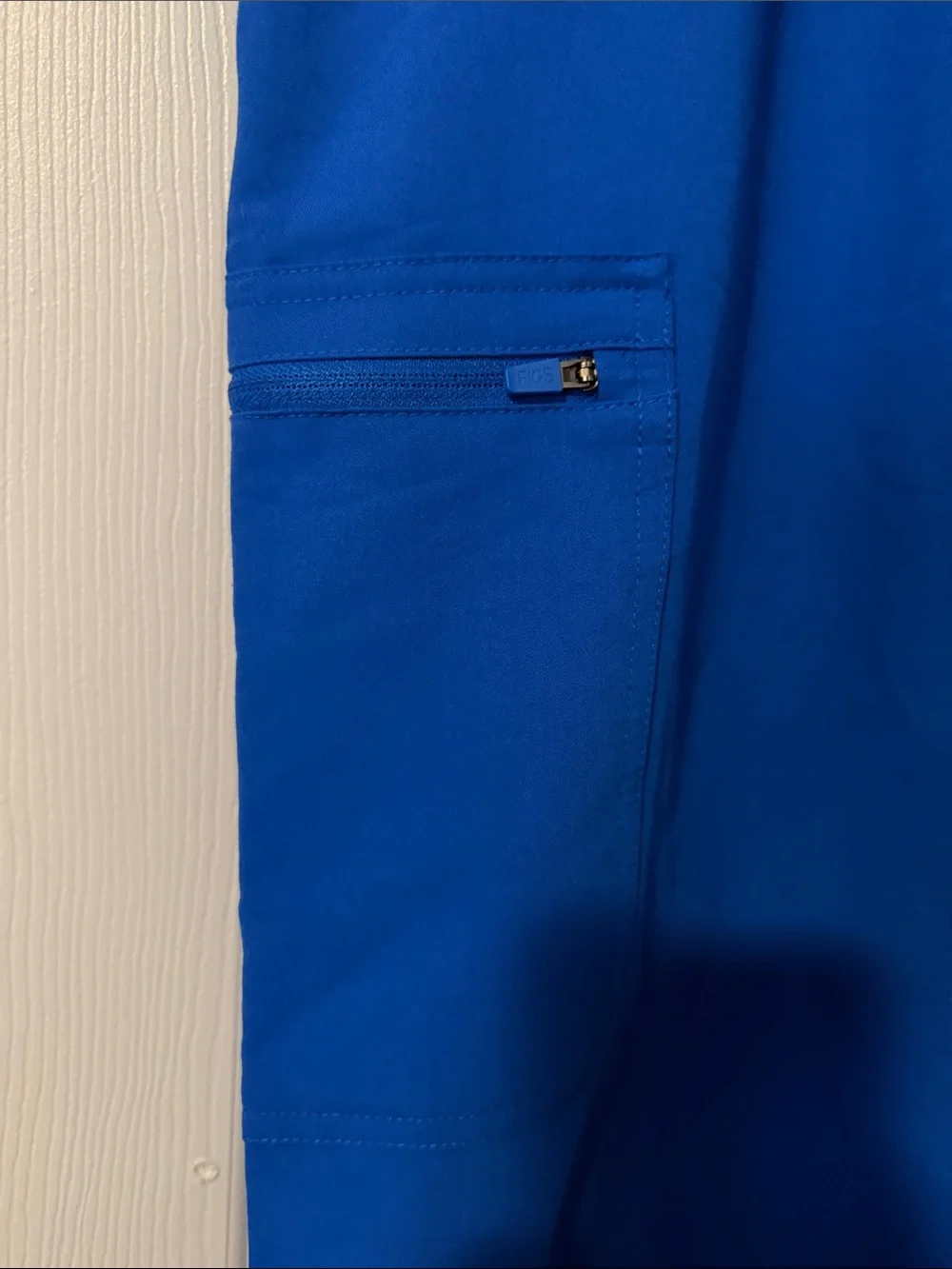 NWOT Figs Men's Royal Blue Joggers with Drawstring